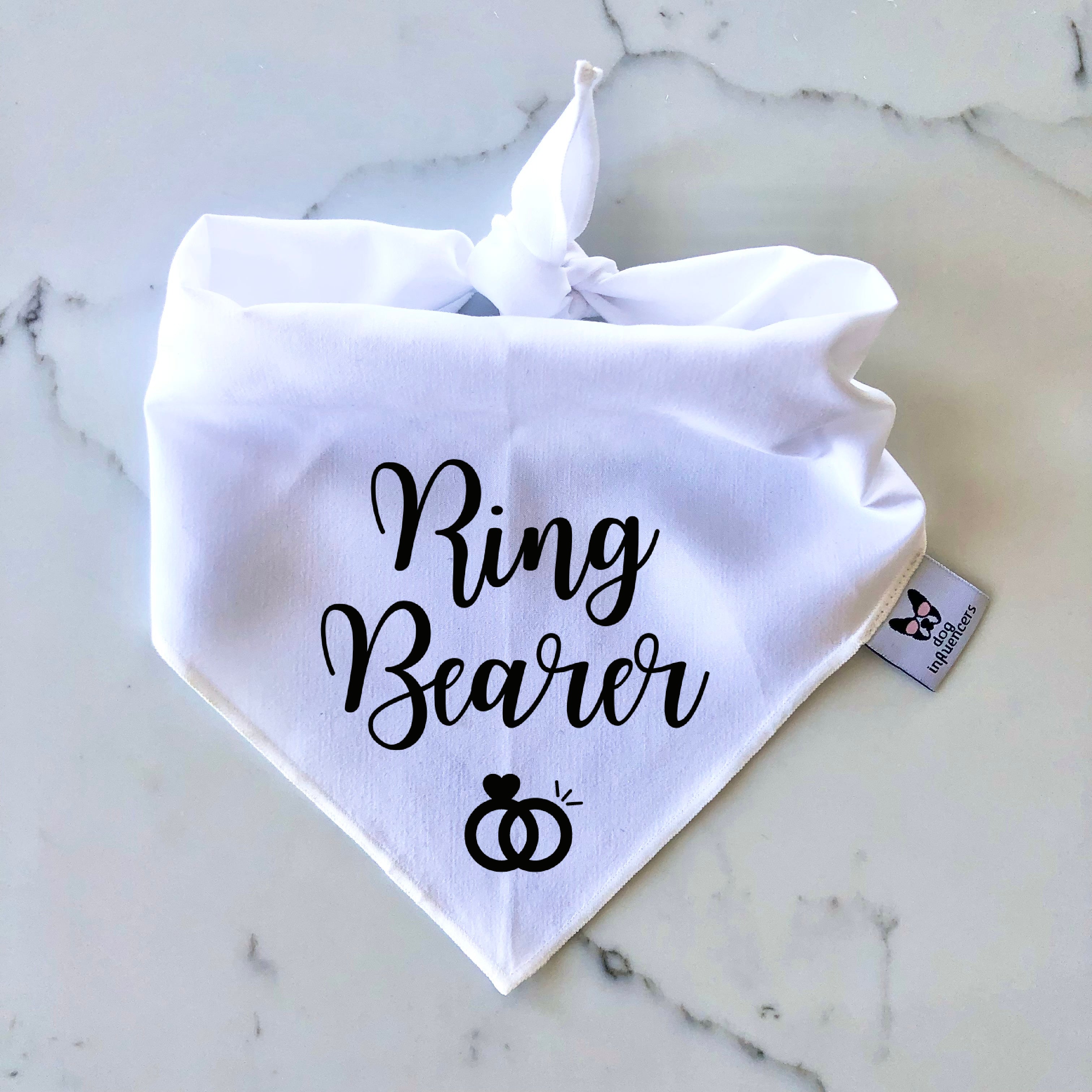 Dog ring bearer on sale bandana